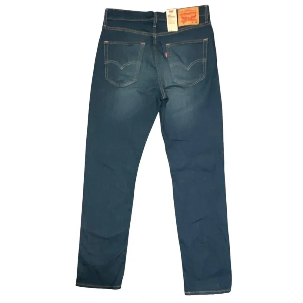 Levi's 514 Straight Jeans Men's Dark Wash Stretch Denim Regular Fit W32 L32 NWT